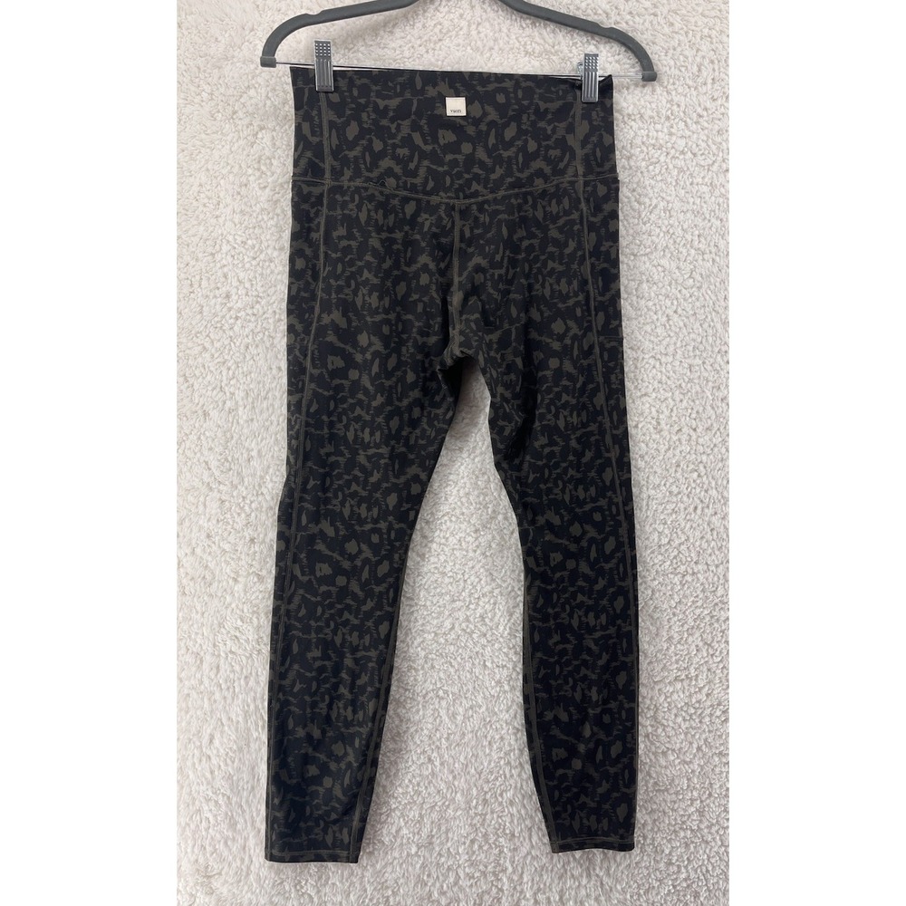 Vuori Studio Pocket Leggings Women's Size S Olive Black Leopard Print - Picture 6 of 7